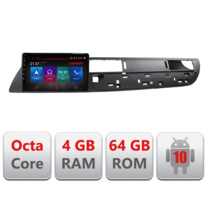 Navigáció Citroen C5 2008-2017 E-C5 Octa Core Android Rádióval Bluetooth Internet GPS WIFI DSP 4+64GB 4G
