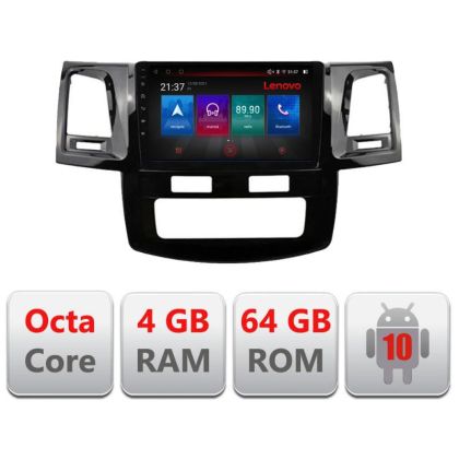 Toyota Hilux 2008-2014 E-143 Octa Core navigáció Android rádióval, Bluetooth internettel, GPS-szel, WIFI DSP-vel, 4+64GB 4G-vel