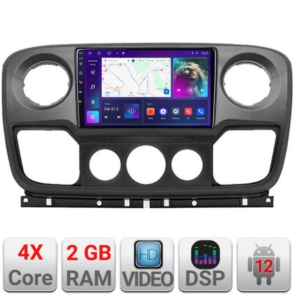 Navigatie Opel Movano, Renault Master 2010-2021 Android radio gps internet 2+32GB 4-Core Kit-movano+EDT-E210v2 v1