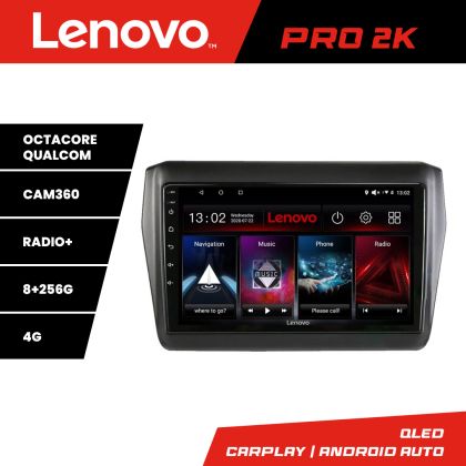 Navigatie Suzuki Swift 2017- Lenovo Kit-2179 8 core QLED 2K 8+256 360 Android Waze USB Navigatie Internet Youtube Radio