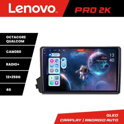 Navigatie Ssangyong Kyron Actyon Lenovo Kit-158 8 core QLED 2K 12+256 360 Android Waze USB Navigatie Internet Youtube Radio