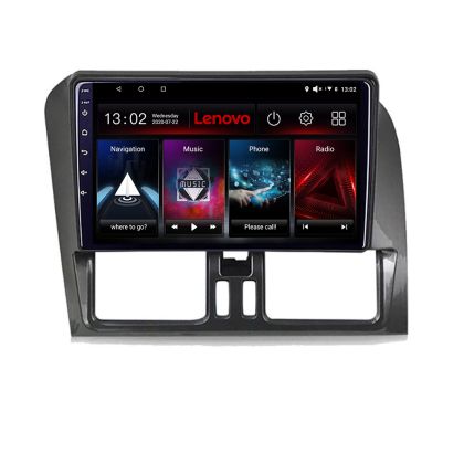 Navigáció Volvo XC60 2014-2018 Lenovo 4+64 GB Android Waze USB Internet Navigáció Youtube Rádió