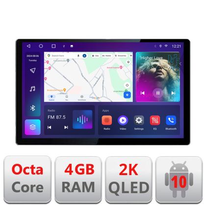 Navigatie dedicata Hyundai I30 2011-2016 Edonav ecran 13" 2K 4+32 Android Waze USB Navigatie 4G 360 Toslink Youtube Radio KIT-