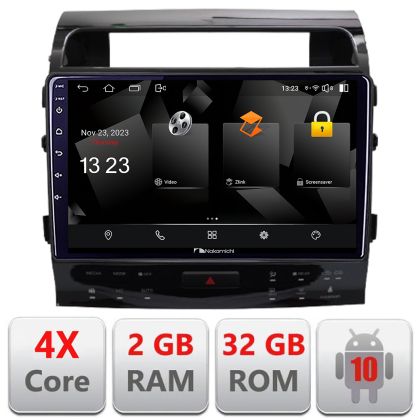 Navigatie Toyota Landcruiser J150 2010-2018 Android Ecran 720P Quad Core 2+32 carplay android auto