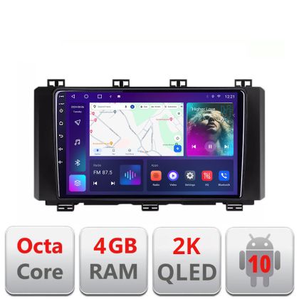 Navigatie Toyota Auris 2013-2018 Android Octa Core Ecran 2K QLED GPS 4G 4+32GB 360