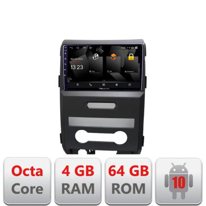 Navigatie Ford F150 2008-2014 Android Octa Core 720p 4+64 DSP 360 camera carplay android auto