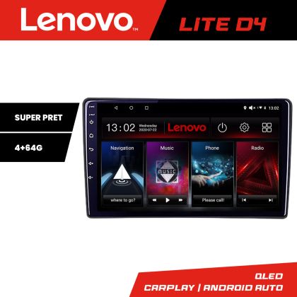 Navigatie Renault Trafic 2008-2012 Lenovo 8 core 4+64 GB Android Waze USB Navigatie Internet Youtube Radio