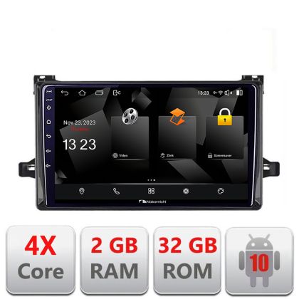 Navigatie Toyota Urbancruiser 2009-2014 Android Ecran 720P Quad Core 2+32 carplay android auto