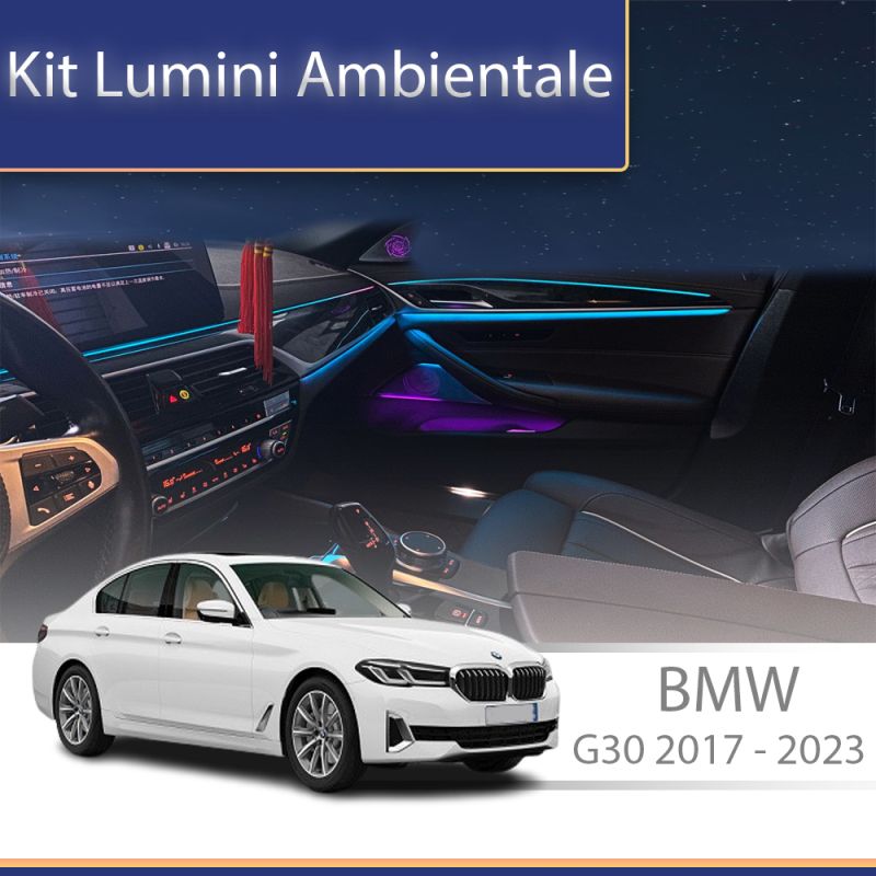 Lumini ambientale BMW Seria 5 (G30) 2018-2023 set complet control telefon sau sistem original