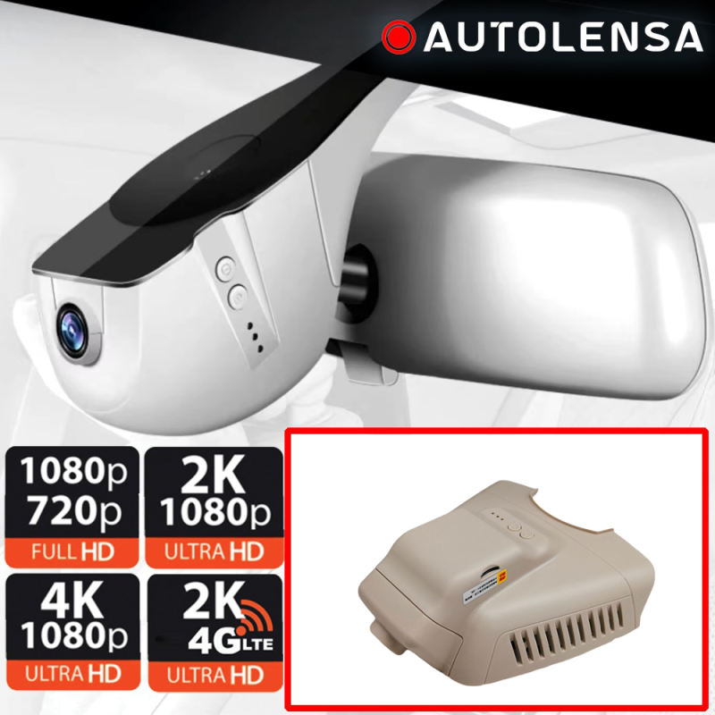 Cameră DVR Mercedes-Benz W212 varianta low, cameră față 1080p Autolensa, Model 24/7 Bej MB-5