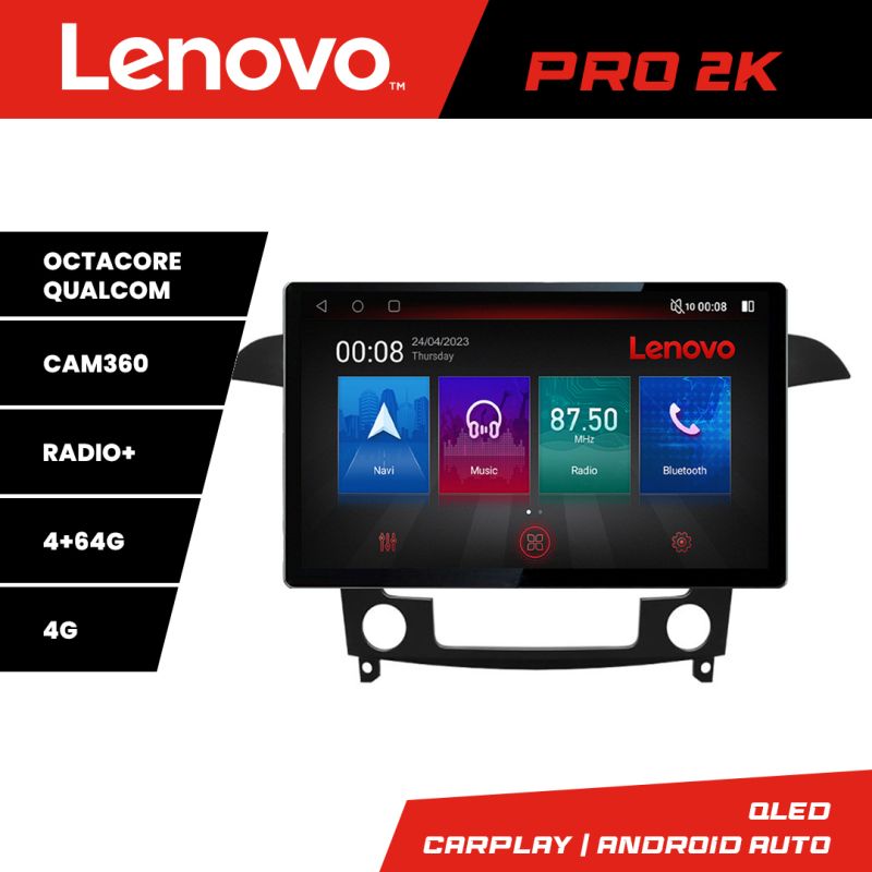 Navigatie Ford S-Max 2008-2012 K-003 Lenovo PRO 4+64 13 inch 2K android 4G DSP gps internet C