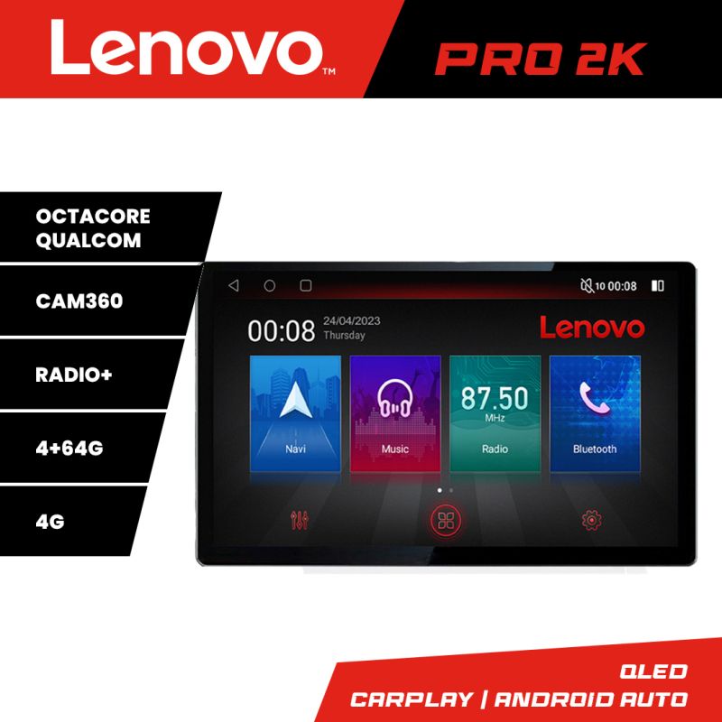Navigatie Skoda Fabia 2015- K-541 Lenovo PRO 4+64 13 inch 2K android 4G DSP gps internet 8Core