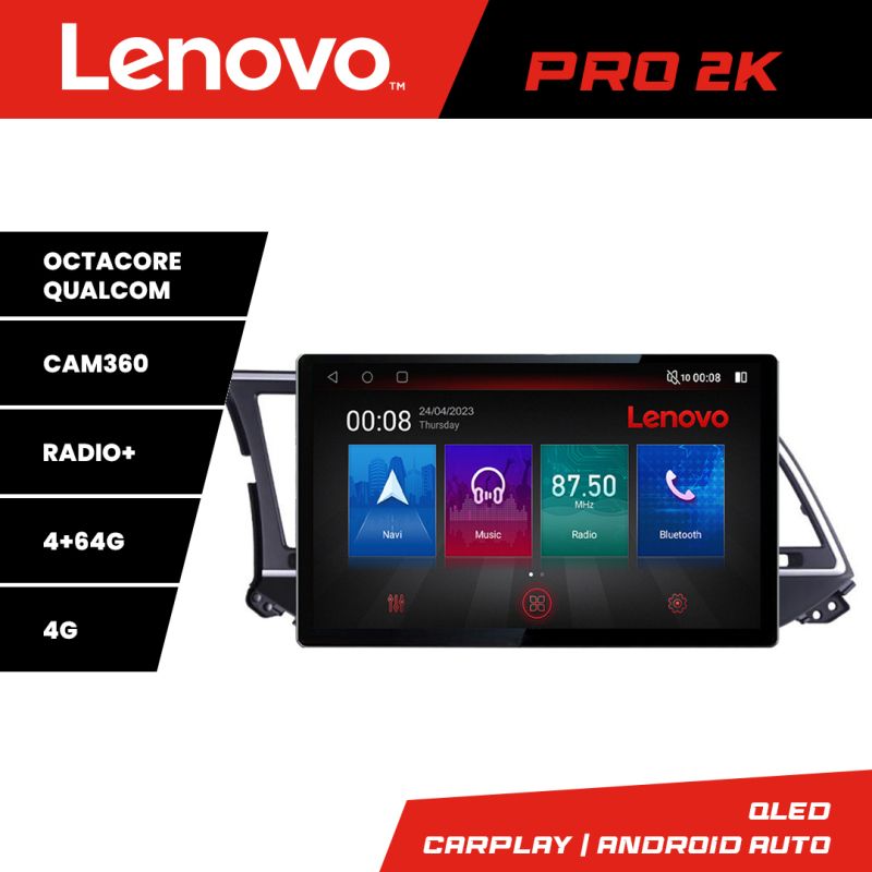 Navigatie Hyundai Elantra 2015-2018 K-581 Lenovo PRO 4+64 13 inch 2K android 4G DSP gps internet Q