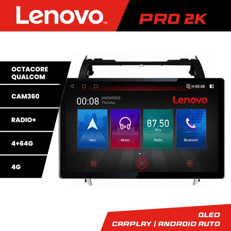Navigatie Toyota Camry 2012-2018 Lenovo PRO 4+64 13 inch 2K android 4G DSP gps internet Kit-camry12