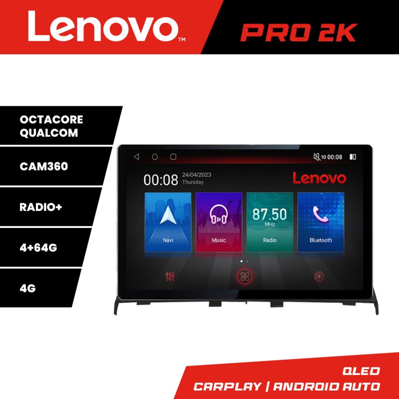 Navigatie Land Rover Freelander 2007-2015 Lenovo PRO 4+64 13 inch 2K android 4G DSP gps internet Q
