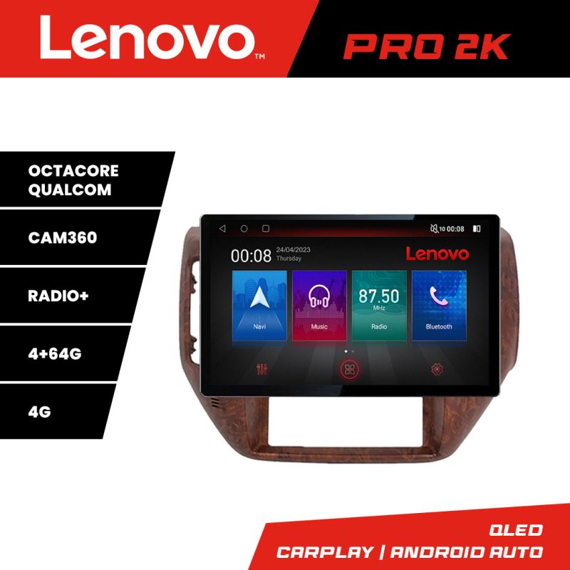 Navigatie Nissan Patrol Lenovo PRO 4+64 13 inch 2K android 4G DSP gps internet Kit-patrol