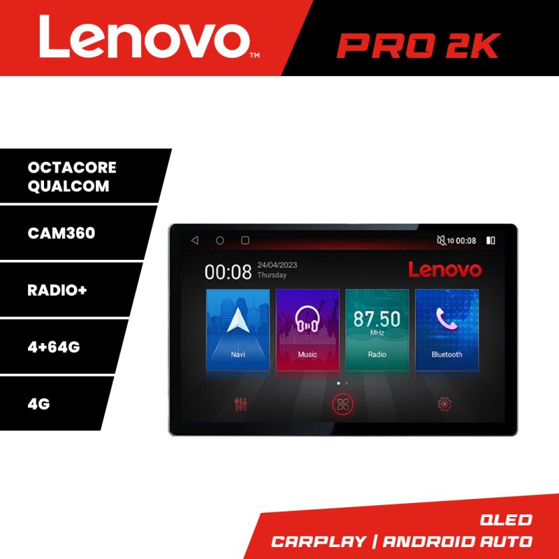 Navigatie Mercedes CLK W209 Lenovo PRO 4+64 13 inch 2K android 4G DSP gps internet Kit-w209