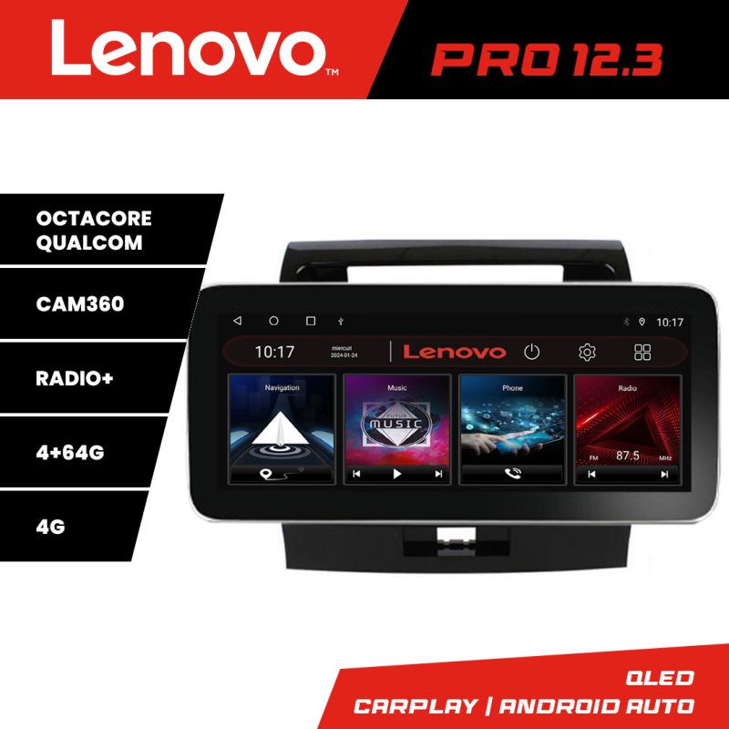 Navigatie TOYOTA Land Cruiser L200 K-381 Lenovo PRO 4+64 12.3 inch qled android 4G DSP gps internet v1