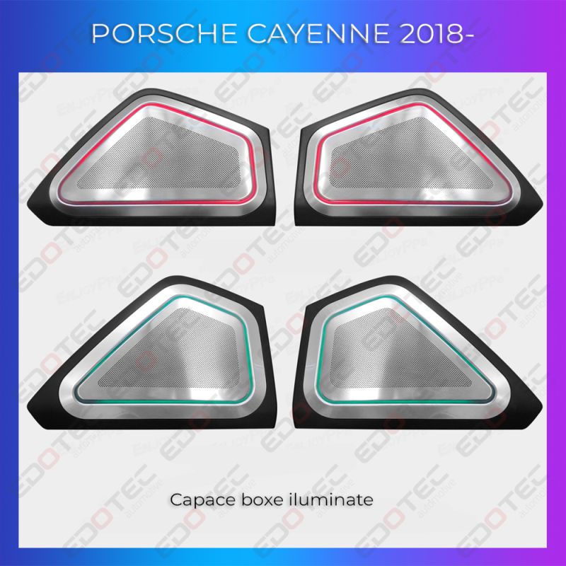 Lumini ambientale Porsche 2018- capace iluminate pentru boxe control telefon sau sistem original