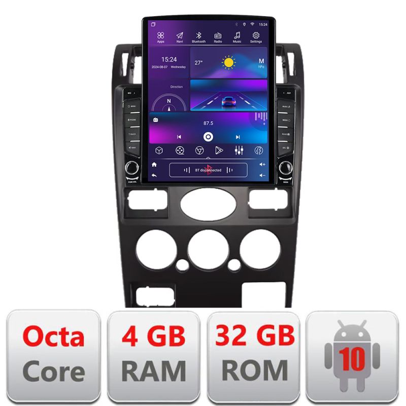 Navigatie Ford Mondeo 2004-2007 dedicata Ouad core 4+32 ecran vertical 9.7