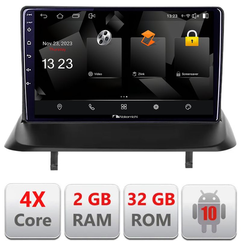 Navigatie Peugeot 3008 5008 Nakamichi Android Ecran 720P Quad Core 2+32 carplay android auto NAM5230