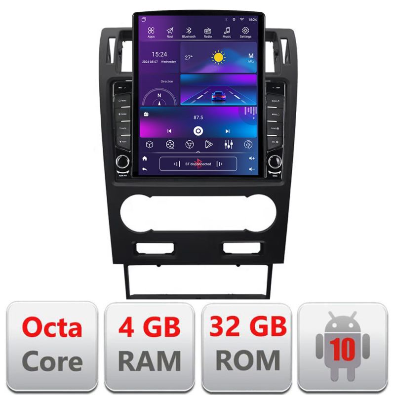 Navigatie Ford Mondeo 2004-2007 dedicata Ouad core 4+32 ecran vertical 9.7