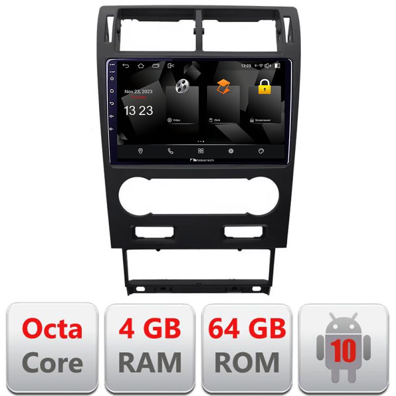 Navigatie Ford Mondeo 2004-2007 Nakamichi NAM5510 Qled Octa Core 720p 4+64 DSP 360 camera carplay android auto