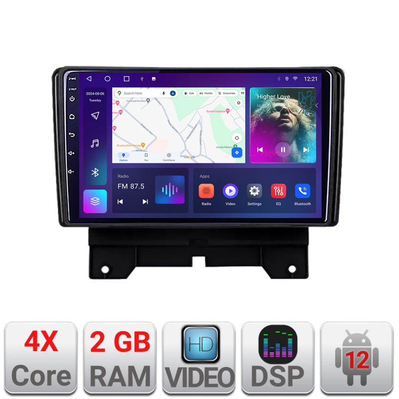 Navigatie Range Rover Sport 2010-2013 dedicata Android radio gps internet 2+32 kit-sport10+EDT-E209v2