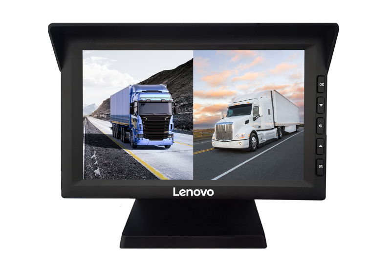 Monitor auto cu 2 camere DVR camion heavy duty Lenovo LG01 7
