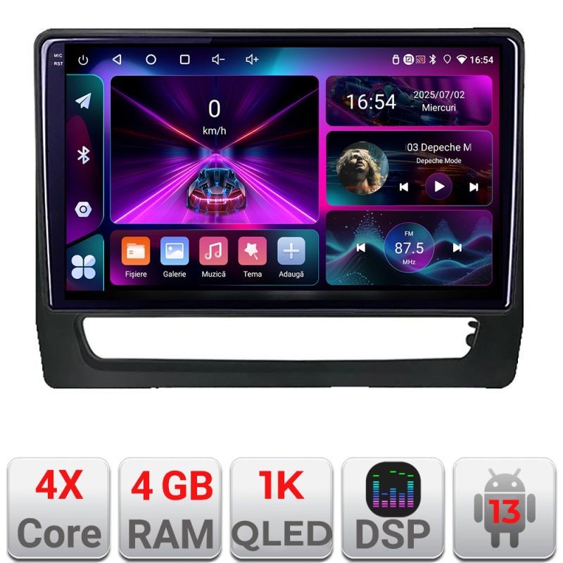Navigatie Mitsubishi ASX 2020 A-asx2020 4+64 InCell Display 1K Android Waze USB Navigatie Internet Youtube Radio