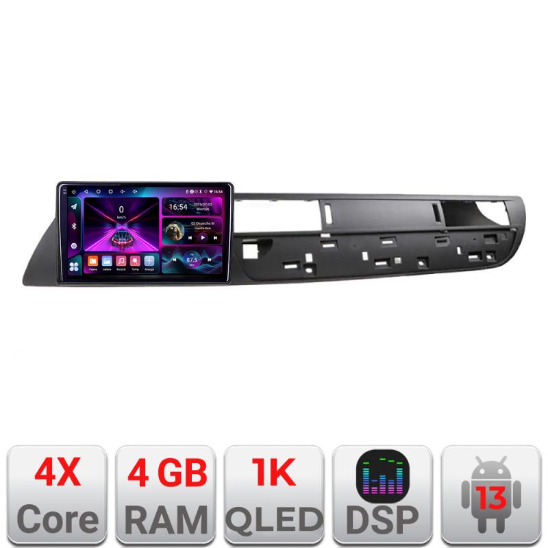 Navigatie Citroen C5 2008-2017 A-C5 4+64 InCell Display 1K Android Waze USB Navigatie Internet Youtube Radio