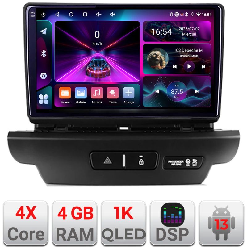 Navigatie Kia Ceed 2018-2020 Android radio gps internet 4+64 InCell Display 1K KIT-ceed18+EDT-E209-RK