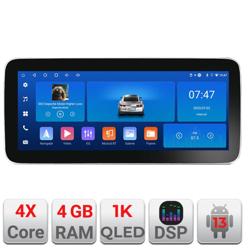 Navigatie Renault Traffic Opel Vivaro Nissan Primastar Edotec Incell 1K 12.3 inch 4+64 carplay android auto radio internet kit-traffic2+EDT-E212-RK+kit-traffic210-9