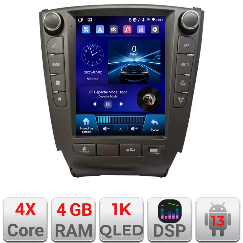 Navigatie Lexus IS 2005-2012 Edonav Tesla Qled 9.7
