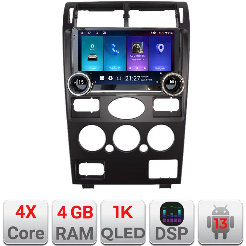 Navigatie Ford Mondeo 2004-2007 Edotec Incell 1K 10.5 inch 4+64 carplay android auto radio internet kit-mondeo2001+EDT-E211-RK