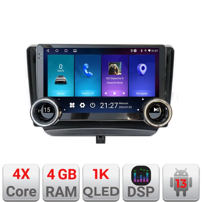 Navigatie Ford Turneo Courier Transit Courier 2014-2021 Edotec Incell 1K 10.5 inch 4+64 carplay android auto radio internet kit-turneo+EDT-E211-RK