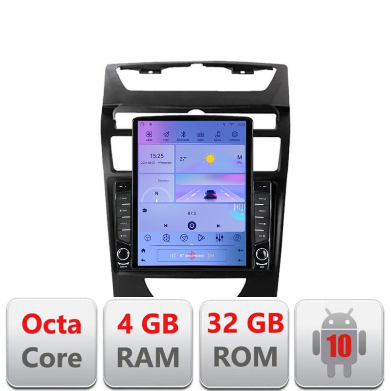Navigatie Ssang Yong Rexton 2006-2013 H- rexton07 ecran tip TESLA 9.7
