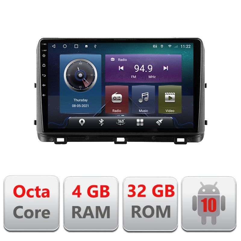Navigatie Kia Ceed 2020- Android radio gps internet Octa core 4GB Ram 4G LTE