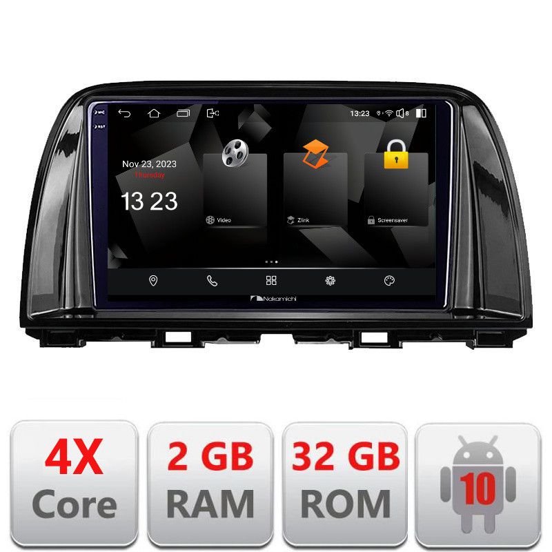 Navigatie Mazda CX5 2015-2017 Android Ecran 720P Quad Core 2+32 carplay android auto