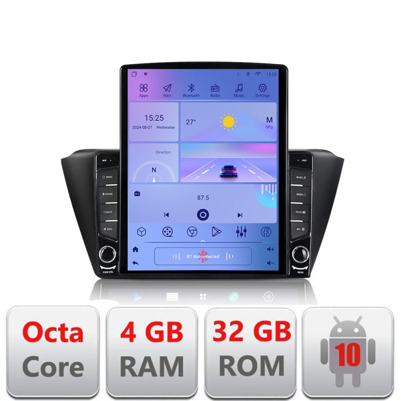 Navigatie Skoda Fabia 2015- G-541 ecran tip TESLA 9.7