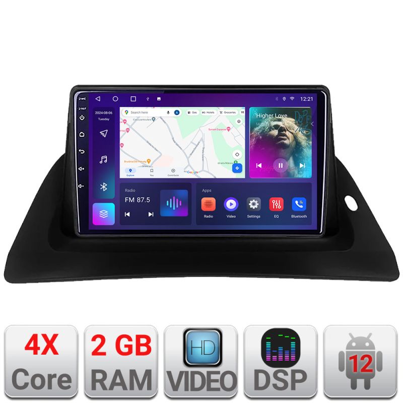 Navigatie Renault Kangoo Android radio gps internet 2+32 kit-Kangoo+EDT-E209v2