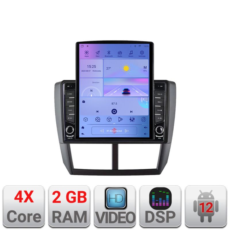 Navigatie Subaru Forester 2007-2013 K-SU01 ecran tip TESLA 9.7