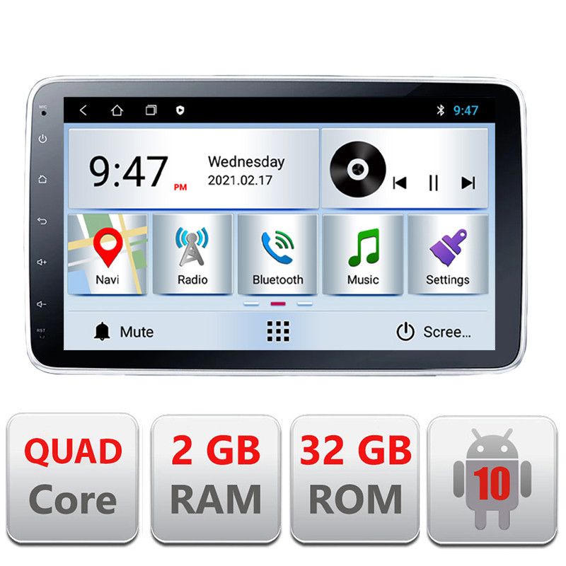Navigatie cu android universala F002 ecran de 10