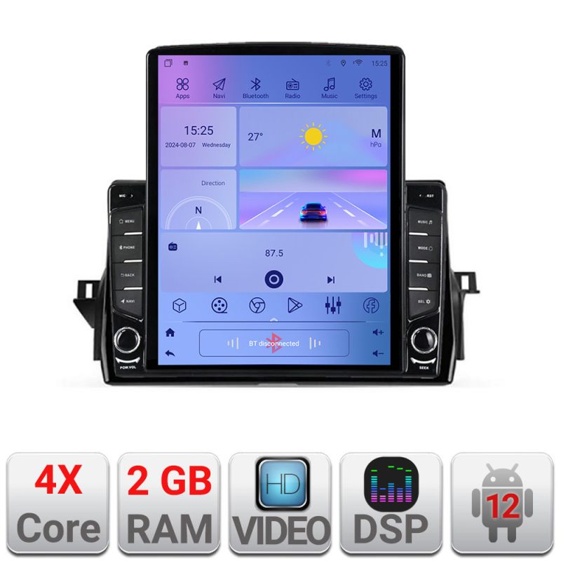 Navigatie Toyota Camry 2021- K-camry2021 ecran tip TESLA 9.7