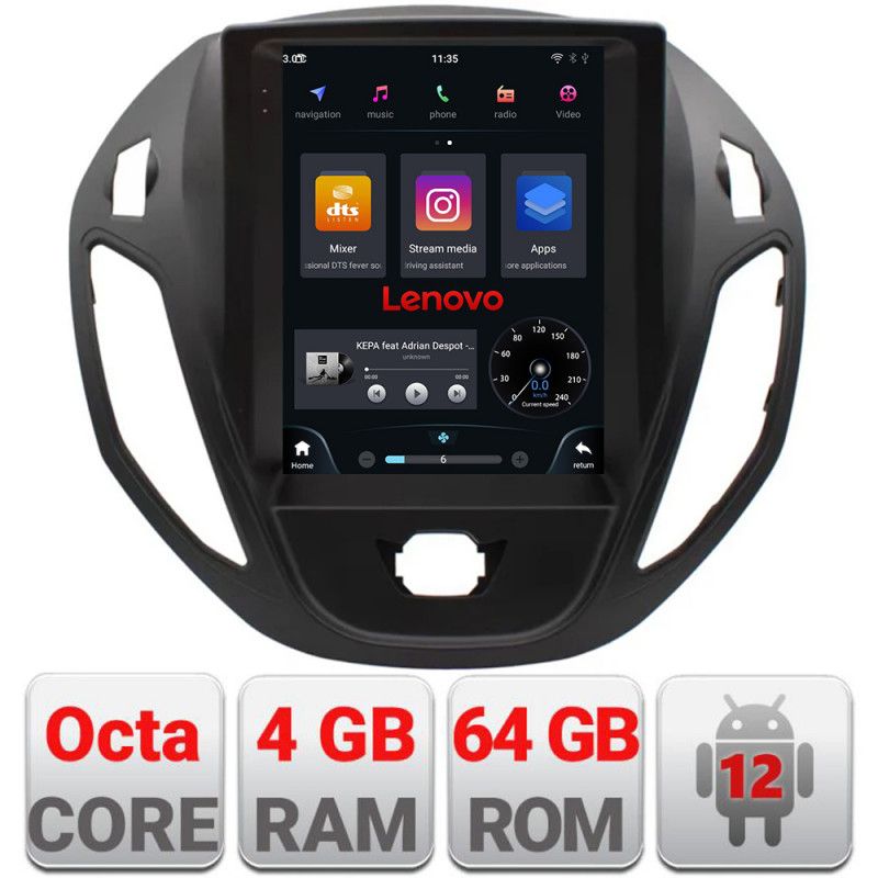 Navigatie tip Tesla Ford Transit Connect si Tourneo Connect,Qled 9.7