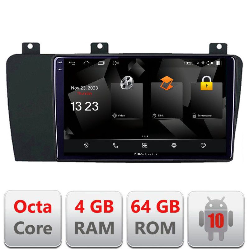 Navigatie Volvo S60 2002-2008 Android Octa Core 720p 4+64 DSP 360 camera carplay android auto