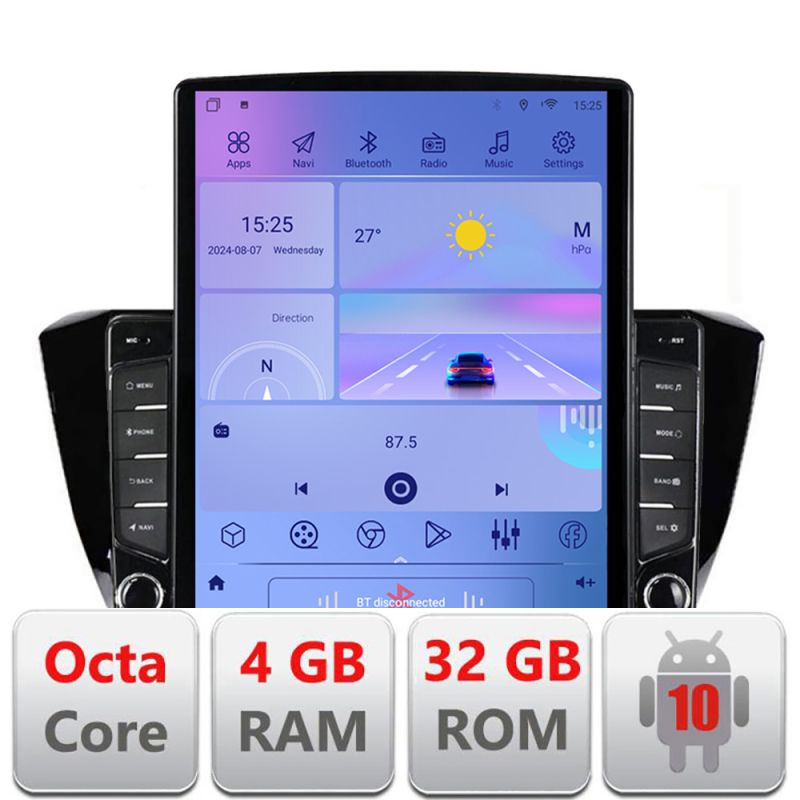 Navigatie Skoda Superb 3 2015- H-932 ecran tip TESLA 9.7