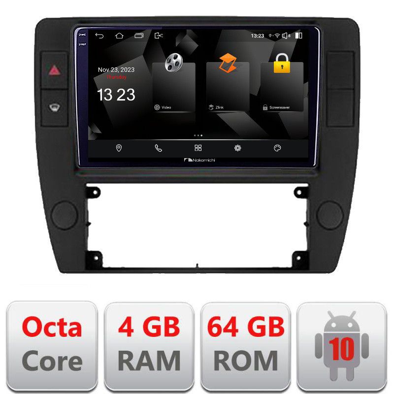 Navigatie Passat B5 1997-2004 Android Octa Core 720p 4+64 DSP 360 camera carplay android auto