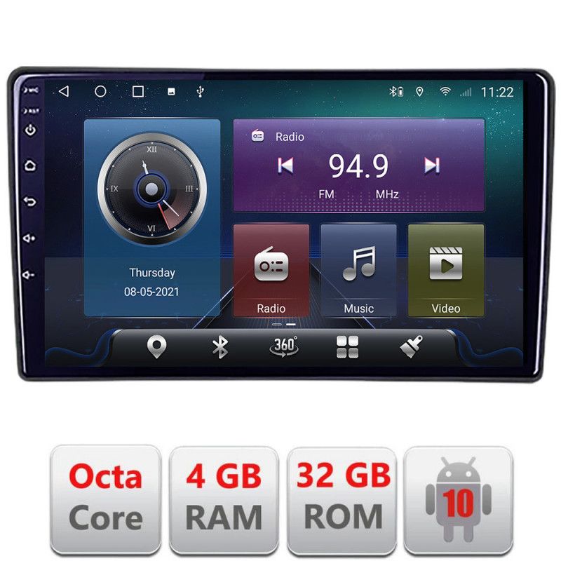 Navigatie Suzuki Splash Opel Agila 2008-2014 Android radio gps internet Octa core 4+32 kit-splash-+EDT-E409