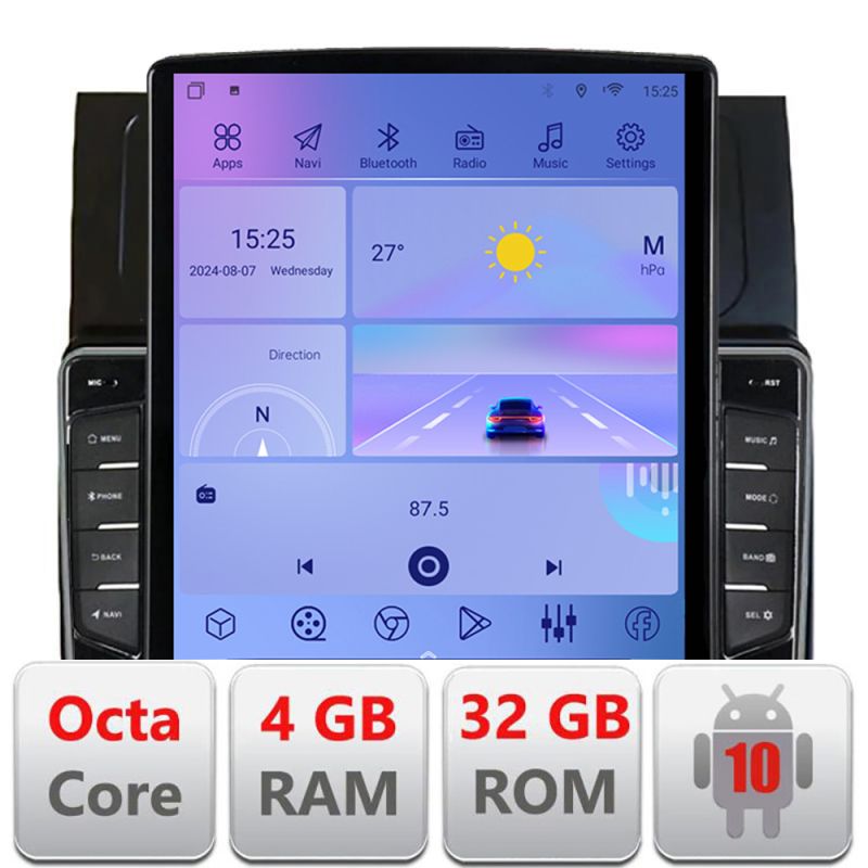 Navigatie VW Touran 2010-2016 H-touran3 ecran tip TESLA 9.7